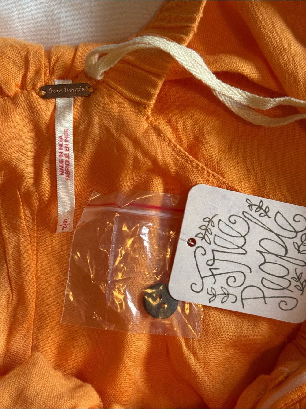 Free People Girl Crush Mini Dress Orange - Picture 2 of 6